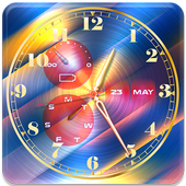 Color Analog Clock Live Time иконка