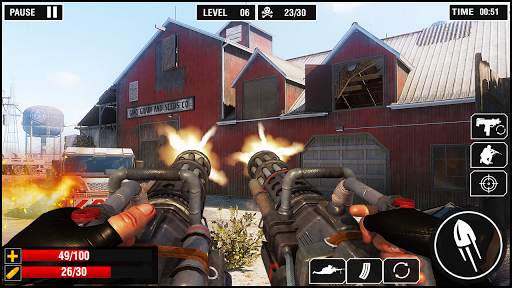 ปืนสงครามจำลอง: การถ่ายภาพที่ดีที่สุด - เกมปืน screenshot 4
