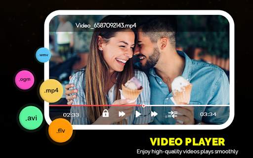 HD Video Player - Tik India Video Player 2020 screenshot 1