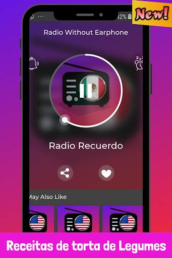 Radio Without Earphone and Antena free App screenshot 6