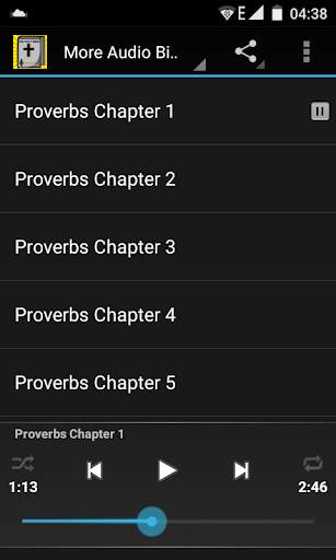 Audio Bible:Proverbs Chap 1-31 screenshot 1