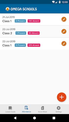 Omega Schools (Teacher App) 6 تصوير الشاشة