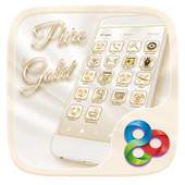 Pure Gold Go Launcher Theme 5.99