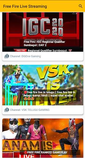 Free Fire Live Streaming screenshot 3