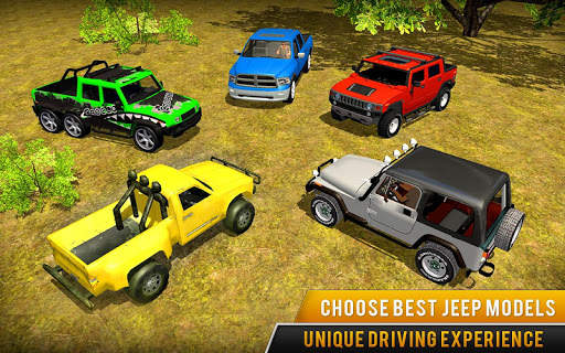 Offroad Jeep Truck Driving: Jeep Racing Games 2019 screenshot 3