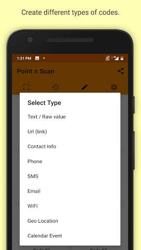 Scan Create QR, barcode, EAN, PDF417, etc. screenshot 4