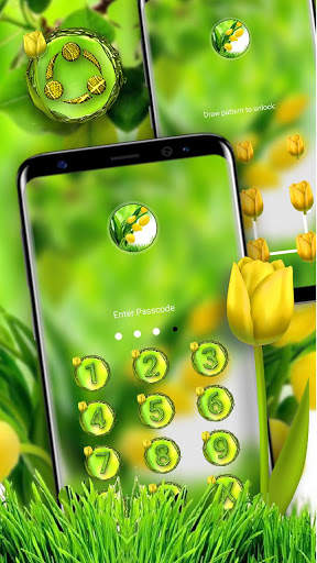 Yellow Tulip Launcher Theme screenshot 5