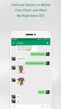 Free Michat Chats and Meet New People Stickers screenshot 3