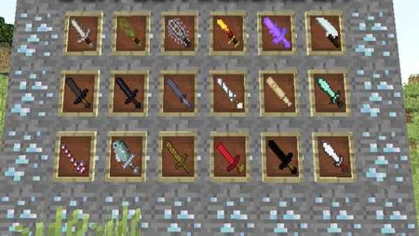 New swords mod for Minecraft screenshot 2