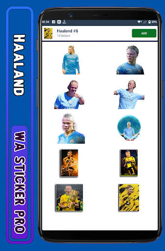 Haaland - WA Sticker Pro screenshot 7