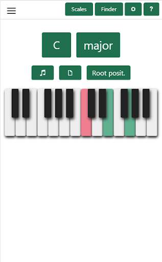 Piano Chords & Scales (free) screenshot 1