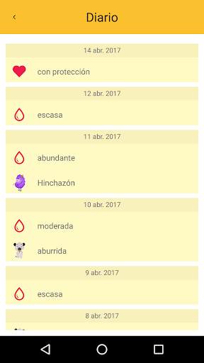 Calendario período adolescente screenshot 3