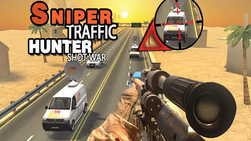 Sniper Traffic Hunter - Shoot War screenshot 1