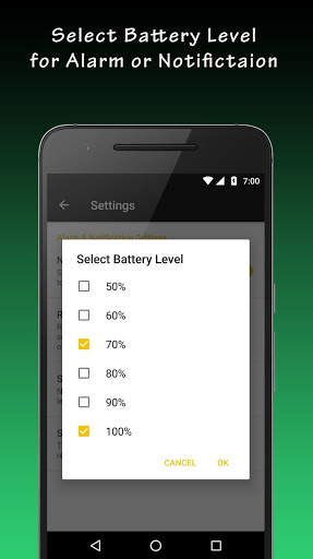 Full Battery Alarm 7 تصوير الشاشة