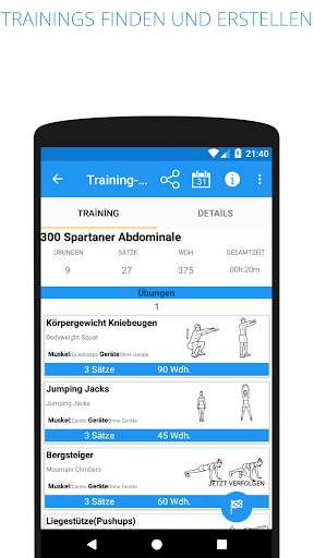 mein Training - Sport Fitness &  Muskelaufbau screenshot 4