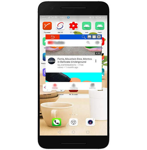 Floating  Browser-Minimize and screenshot 1