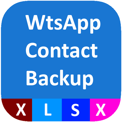 Backup Contacts To Excel For WhatsApp icon