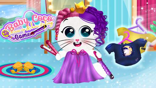 Baby Coco Dress-up and Hairstyling Game screenshot 1