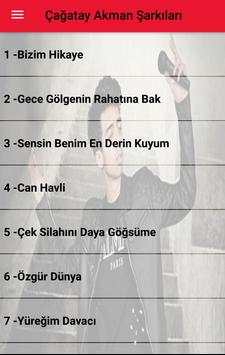 Çağatay Akman Şarkıları İnternetsiz screenshot 1