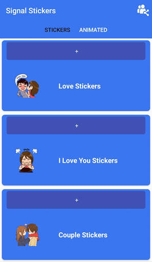 Signal Stickers & Animated screenshot 3