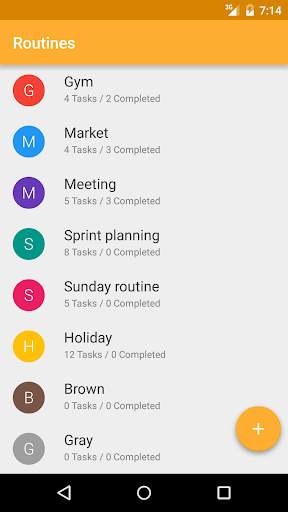 Routines Plus 1 تصوير الشاشة