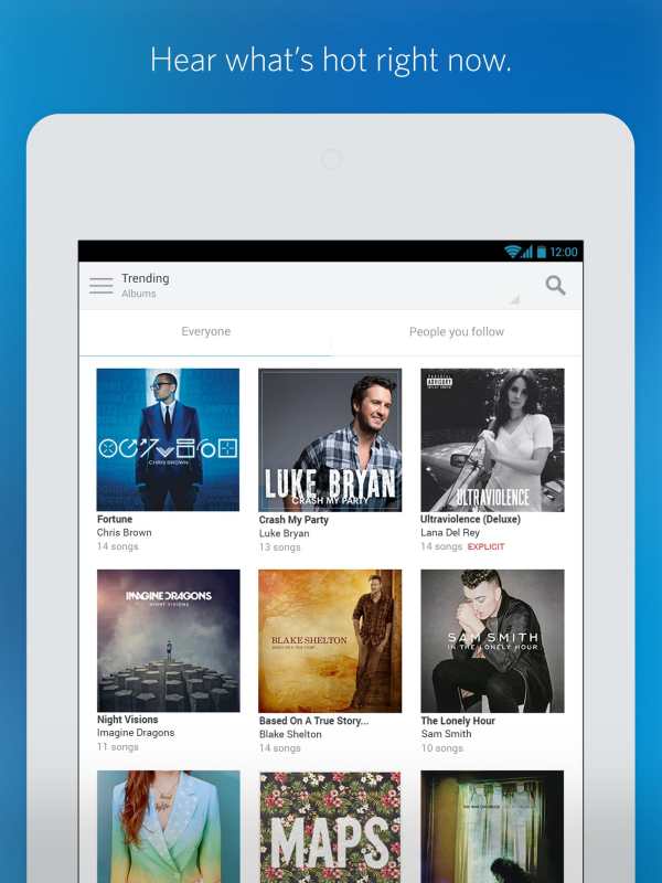 Rdio Music screenshot 6