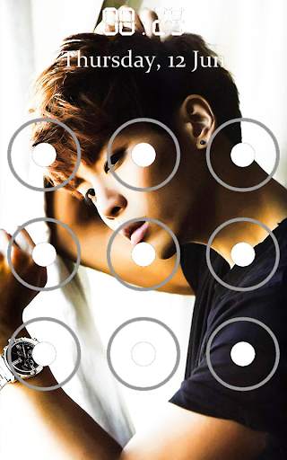 Jonghyun Pattern Lock Screen 4 تصوير الشاشة