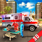 Ambulance Driving Simulator 2018 - Rescue Games icon