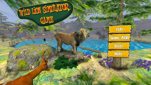 Wild Lion Simulator Game screenshot 1