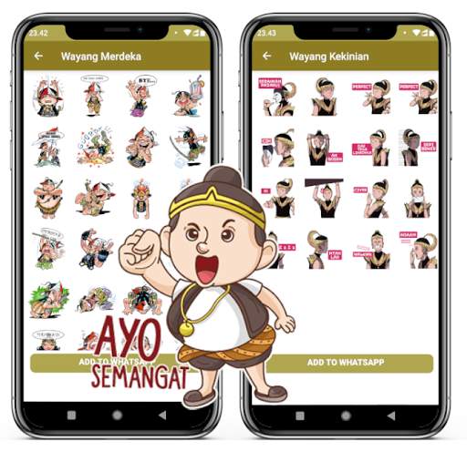 WA StikerApp Wayang Unyu Sticker Wayang Jawa screenshot 3
