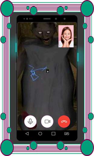 Scary Fake Video Call Prank & Wallpapper granny screenshot 1