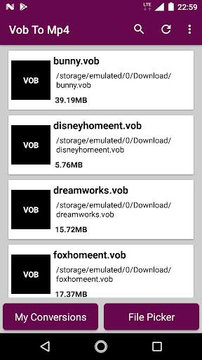 Vob To Mp4 Video Converter screenshot 2