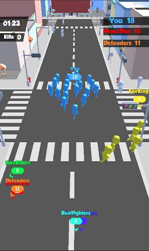 🏃Crowd War 3D-Rush City Games🏃 screenshot 3