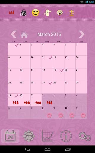 Woman Calendar(free) screenshot 15