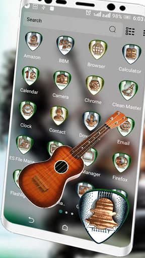 Guitar Rockstar Launcher Theme screenshot 2