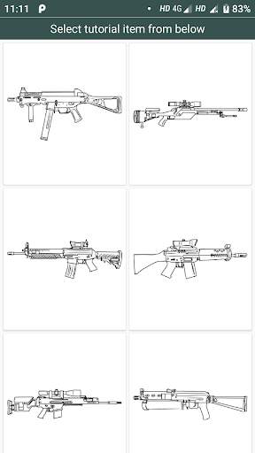 How To Draw Weapons screenshot 1