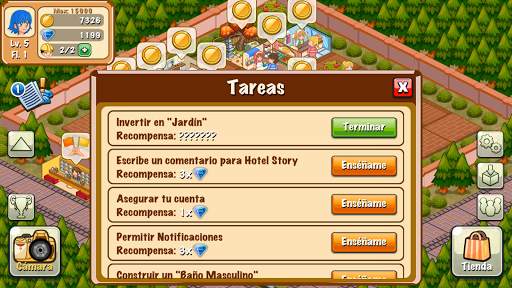 Hotel Story: Resort Simulado screenshot 6