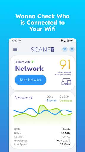 Scanfi - Wifi Network Scanner screenshot 1