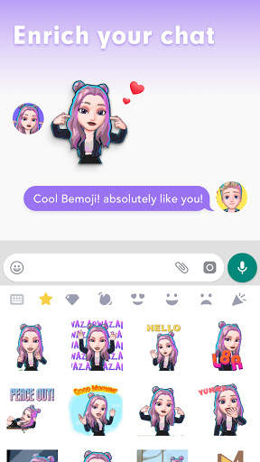 3D Avatar Creator, emoji maker&keyboard | Bemoji screenshot 5