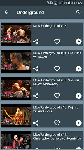 Wrestling and Fighting Videos screenshot 7