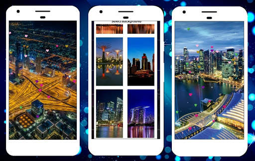 Singapore Night Live Wallpaper screenshot 3