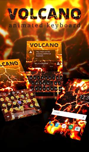Volcano Live Wallpaper Theme screenshot 1