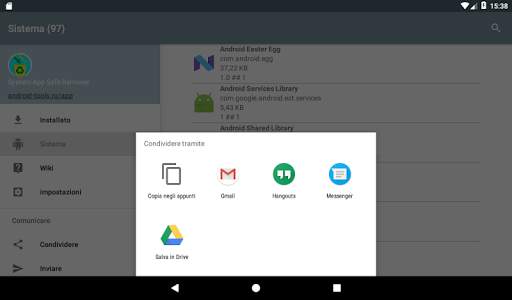 Gestore app di sistema screenshot 16