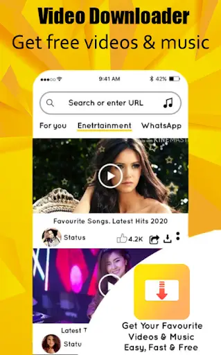Vtube video downloader mate - HD video saver app screenshot 1
