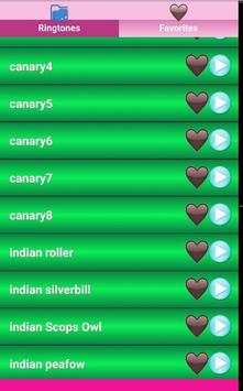 Birds sounds Ringtones screenshot 9