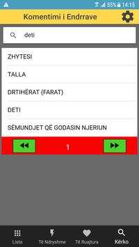Komentimi i Endrrave screenshot 3