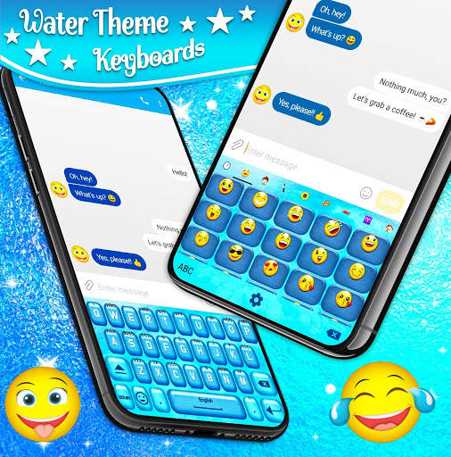 Water Drops Keyboard 🌧️ Rain Keyboards Themes screenshot 1