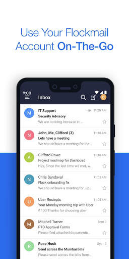 Flockmail: Mobile app for Flockmail accounts screenshot 2