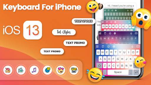 Keyboard for iPhone screenshot 1