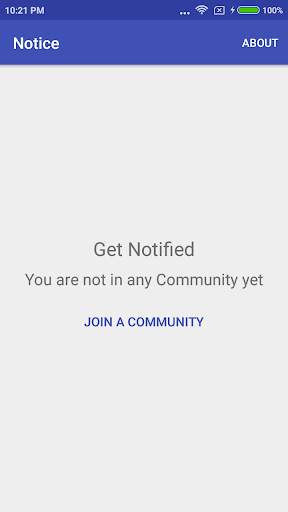 Notice App screenshot 1